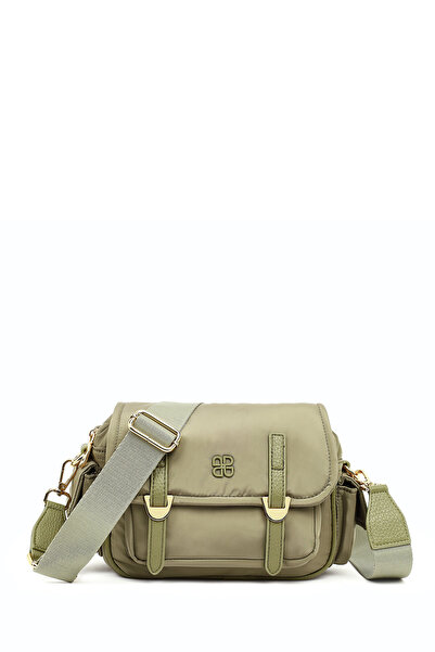 Derimod Γυναικείο Πράσινο Ύφασμα Τσάντα χιαστί 26PBD24526F