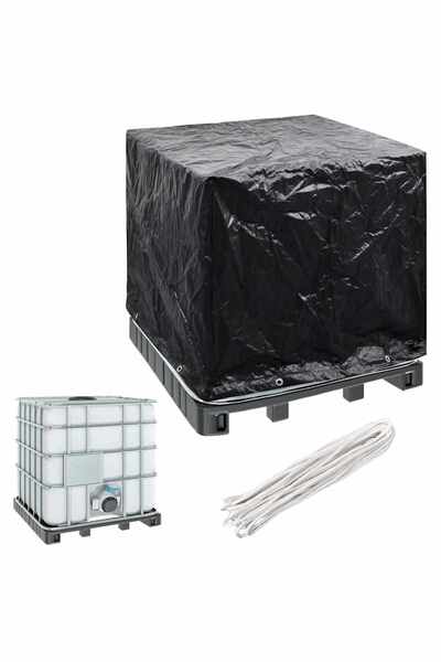 vidaxl IBC Container Cover 8 Eyelets 116x100x120 cm