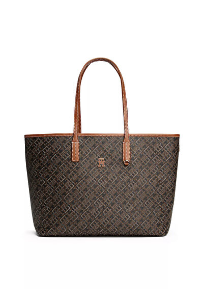 Tommy Hilfiger TH MONOPLAY LEATHER TOTE Γυναικεία τσάντα ώμου AW0AW17416BDS