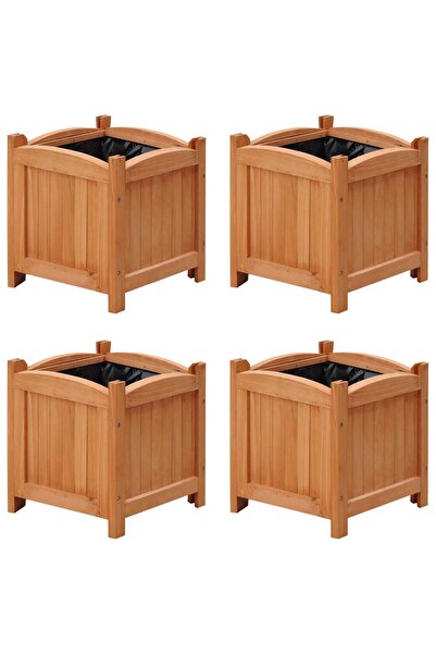 vidaxl Raised Beds 4 pcs 30x30x30 cm (2x41301)
