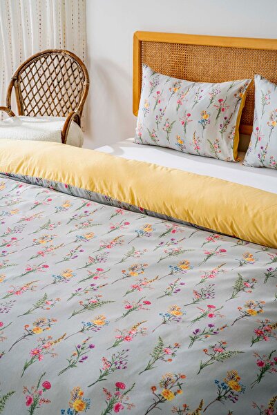 Rivaİstanbul Σετ Παπλωματοθήκης Διπλό Βαμβακερό Μπεγκονιέλ