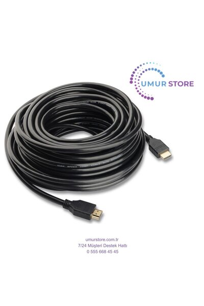 Herz HDMI Cable Tv Ps3 Lcd Xbox Projection Cable Full Hd 1080P - 10 Mt