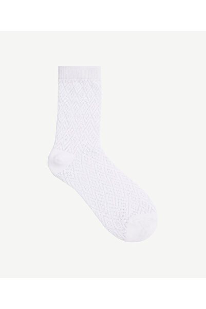 Yargıcı Geometric Patterned Socks