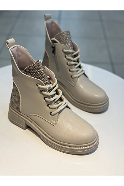 Alphus Hco Lace-up Casual γυναικείες μπότες με φερμουάρ