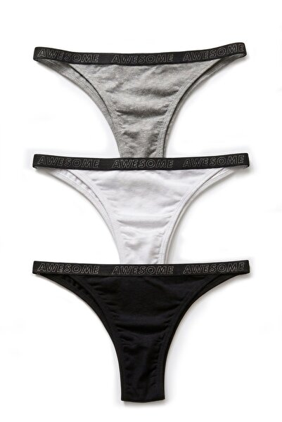 Öts Γυναικείο βραζιλιάνικο βαμβακερό εσώρουχο 3 πακέτο