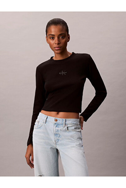 Calvin Klein Γυναικείο μπλουζάκι με λογότυπο μάρκας, κατάλληλο για καθημερινή...