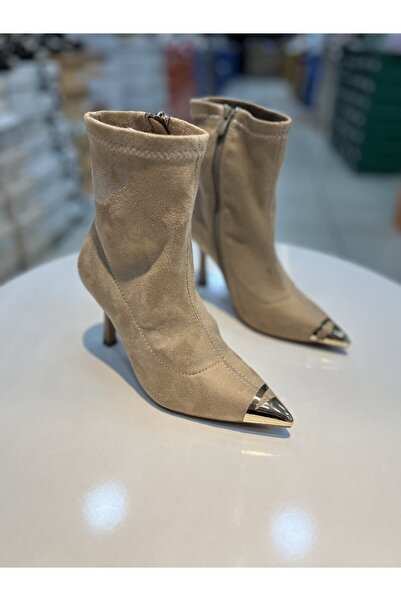 Alphus Κομψές γυναικείες μπότες με λεπτό τακούνι Vollex Stretch