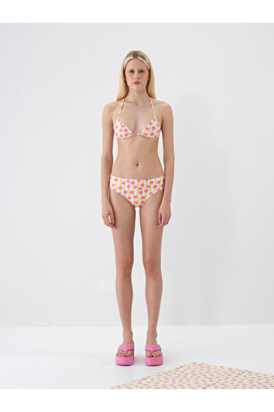 Xint Kadın Pembe Slim Fit Bikini Üst