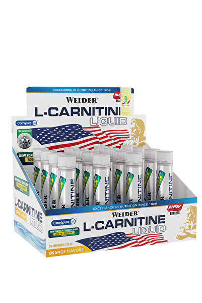 Weider L-carnitine(KARNİTİN) Liquid 3000 Mg 20 Ampul X 25
