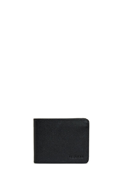 Derimod Men's Black Leather Wallet 000A2D303126