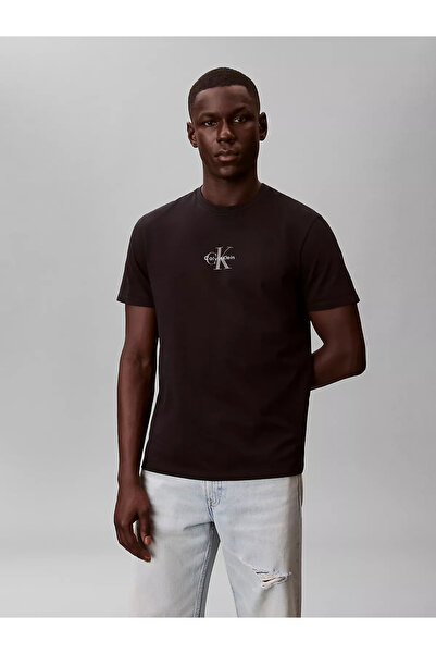 Calvin Klein  Erkek 30s Micro Monologo T-shirt