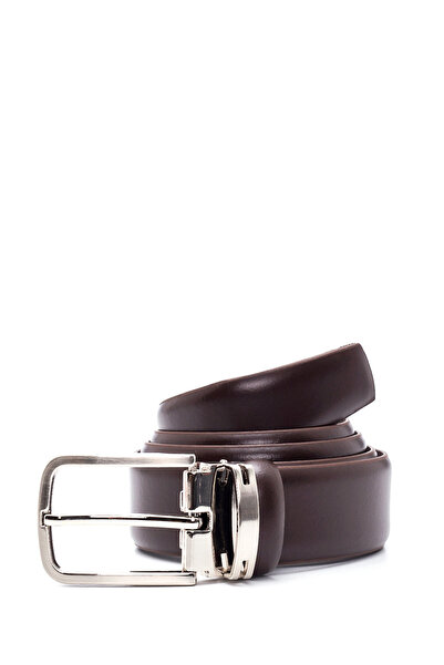 Derimod حزام جلد بني للرجال 000A2D1302218