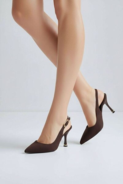 Alphus Serrace Pantofi casual eleganti cu toc deschis la spate