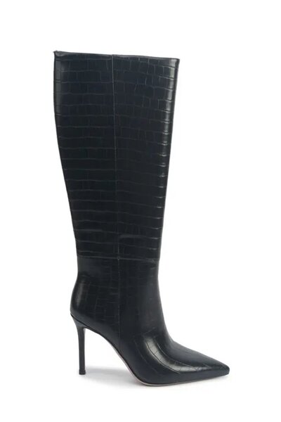 Nine West 5PR Justin Γυναικείες Κομψές Μπότες με Τακούνι