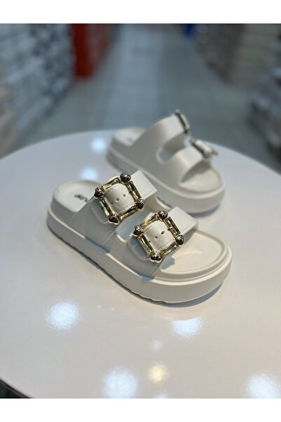 Akınal Bella Γυναικείες παντόφλες Eva Double Sole High