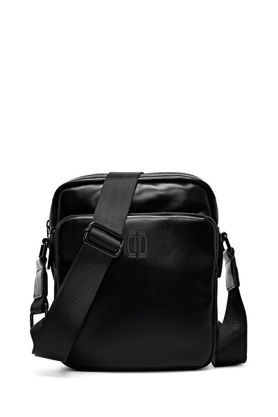 Derimod Ανδρική Μαύρη Τσάντα Messenger 25SBD300318