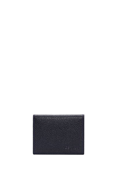 Derimod Men's Navy Blue Leather Wallet 000A2D3063Ft