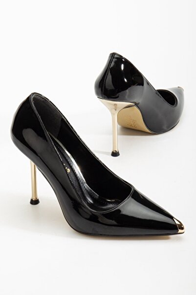 Alphus Κομψά γυναικεία παπούτσια με τακούνι Hco με μεταλλικό μπροστινό μέρος ...