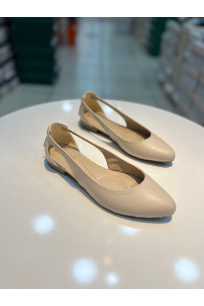 Alphus Γυναικείες φλατ μπαλαρίνες καθημερινής χρήσης Hco με ανοιχτό πλάι