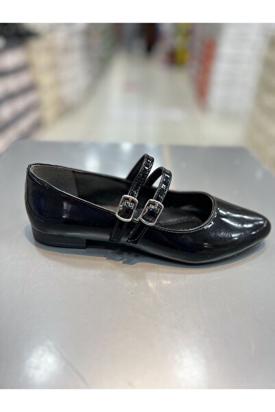 Hacıoğlu Ayakkabı Γυναικείες μπαλαρίνες με διπλή ζώνη με επίπεδη σόλα Rosmarin