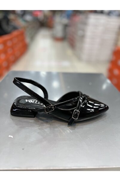 Hacıoğlu Ayakkabı Γυναικείες κομψές μπαλαρίνες με ζώνη Vollex