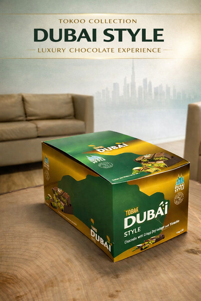 Tokoo Dubai 100gx12 Antep Fıstıklı Çıtır Kadayıf Bar