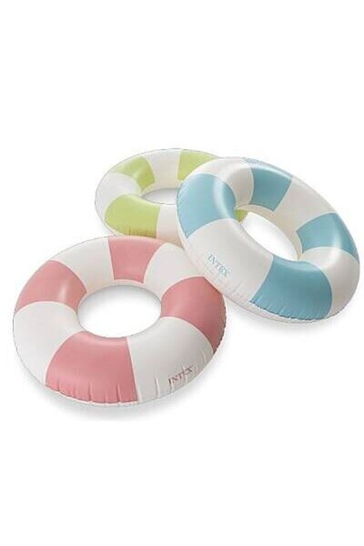Intex Coastal Cabana Çizgili Simit 91 Cm-Yeşil