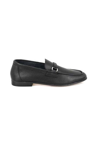 Desa Drake Siyah Erkek Deri Loafer
