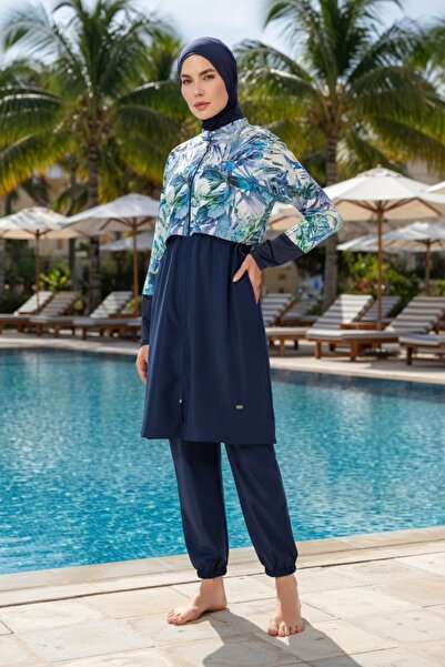 MEBA Γυναικείο μαγιό με φλοράλ σχέδια, γρήγορο στέγνωμα, υδατοαπωθητικό ύφασμ...