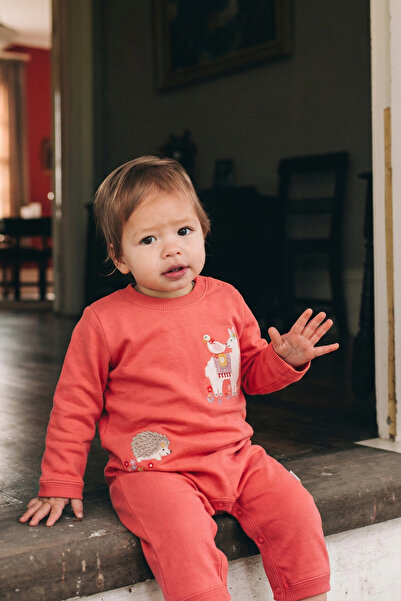 Cigit Jumpsuit 0-3 Years Old Coral