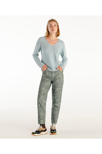 Yargıcı Normal Bel Düz Kalıp Denim Pantolon