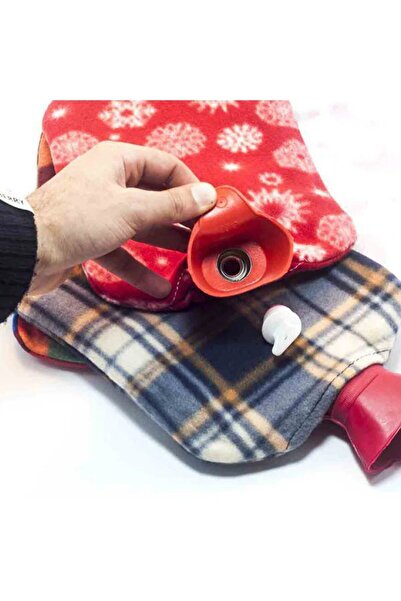 Sıcak Su Torbası 2 Litre Polar Kılıflı Termofor (5343)