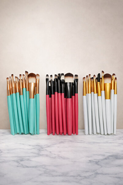 Pastelya Σετ 20 επαγγελματικών πινέλων μαλακού μακιγιάζ σε μικτά χρώματα