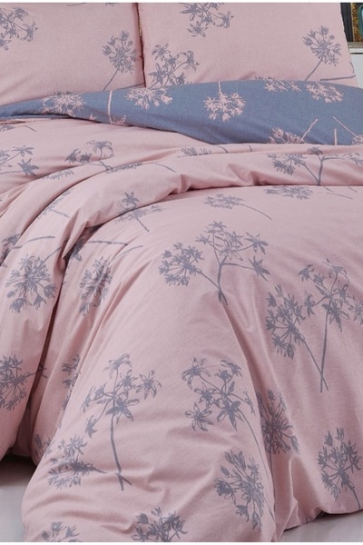 NazeninHome Σετ Παπλωματοθήκη Ranforce 100% Βαμβακερό με Ελαστικά Σεντόνια, Δ...