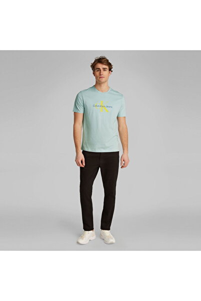 Calvin Klein Ανδρικό Μπλουζάκι με Λογότυπο, Στρογγυλή Λαιμόκοψη, Κοντό Μανίκι...