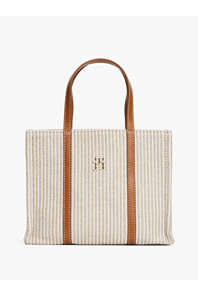 Tommy Hilfiger TH PREMIUM BEACH LE MINI TOTE Γυναικεία τσάντα AW0AW172080F4