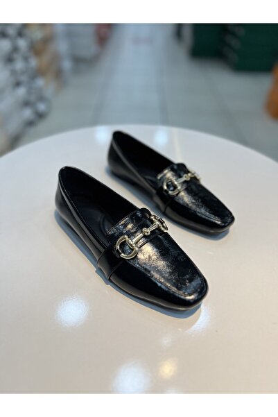 Alphus Γυναικείες κομψές μπαλαρίνες Loafer Hco Blunt Molded