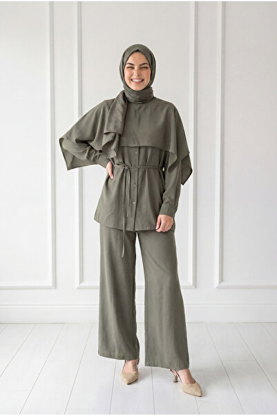 BENAHOLL Σετ Μοντάλ με Κάπα Viyan-BN4616 Χακί