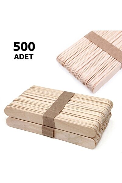 Genel Markalar Sırımsı 500 Adet Ahşap Büyük Dil Çubuğu