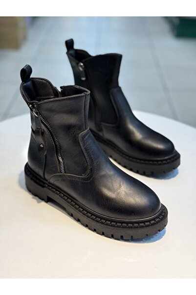 Alphus Hco Flat γυναικείες μπότες καθημερινής χρήσης με φερμουάρ