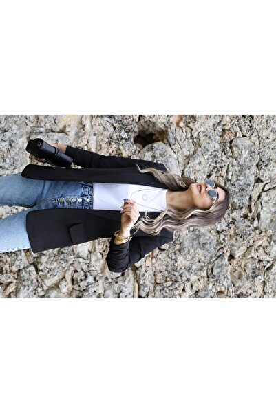 bytugcekaya Μαύρο Blazer Avec Λεπτομέρειες