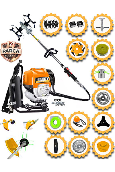 EISEnn Germany 10 In 1 Es-701 Magnatec Motor Sırt Tipi Tırpan Toprak Eşeleme ...