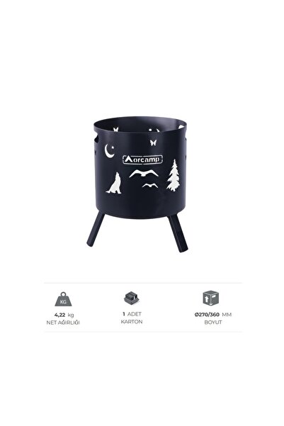 Orcamp Doğa Şöminesi Küçük Model 27 Cm