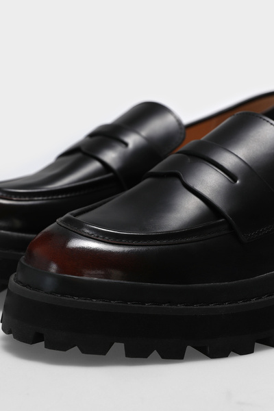 Lufian Denis Γυναικεία Δερμάτινα Παπούτσια Claret Red