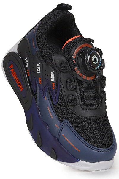 Kiko Kids Gary ușor Pantofi sport pentru băieți cu mecanism de șireturi la talpă