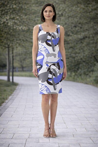 ALEXANDERGARDI Φόρεμα με μολύβι με χοντρό λουράκι σε μεγάλο μέγεθος