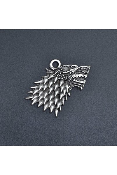 Alooya Game Of Thrones Kurt Gümüş Kaplama Kolye Ucu