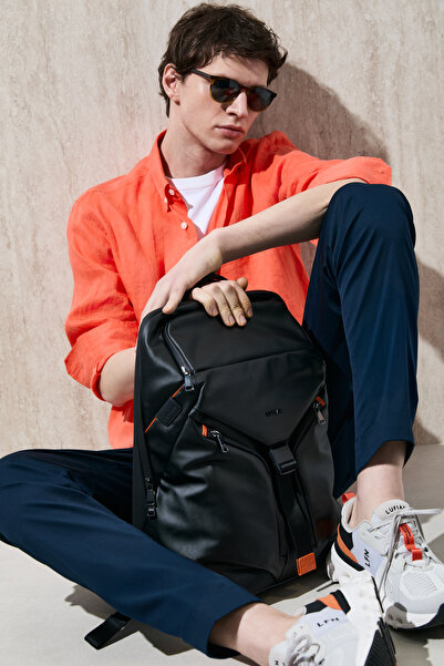 Lufian Ανδρικό λινό πουκάμισο Pitaya Comfort Fit Mercan