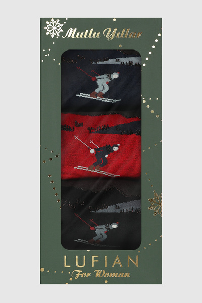 Lufian María Set of 3 Women's Socks Standard