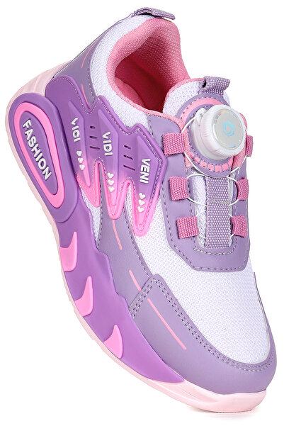 Kiko Kids Αθλητικά παπούτσια για κορίτσια Gary με ελαφριά σόλα και μηχανισμό ...